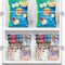 Sorbus Clear Square Fridge Bins- Thick Sturdy Plastic Refrigerator Pantry Organizer- Versatile Non-Slip Stackable Cabinet Organization- Bath, Makeup, Food Snack Packet Organizer - 3 Pack